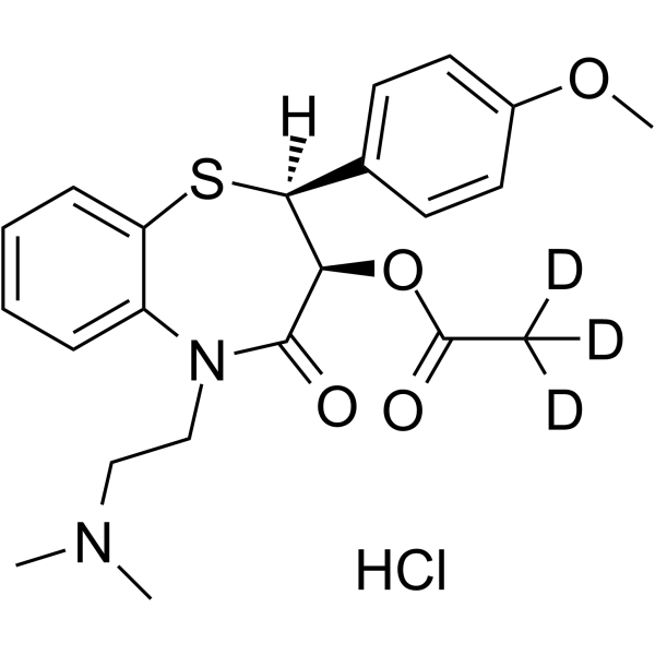 Diltiazem-(acetoxy-d3) (hydrochloride) 1217860-13-3